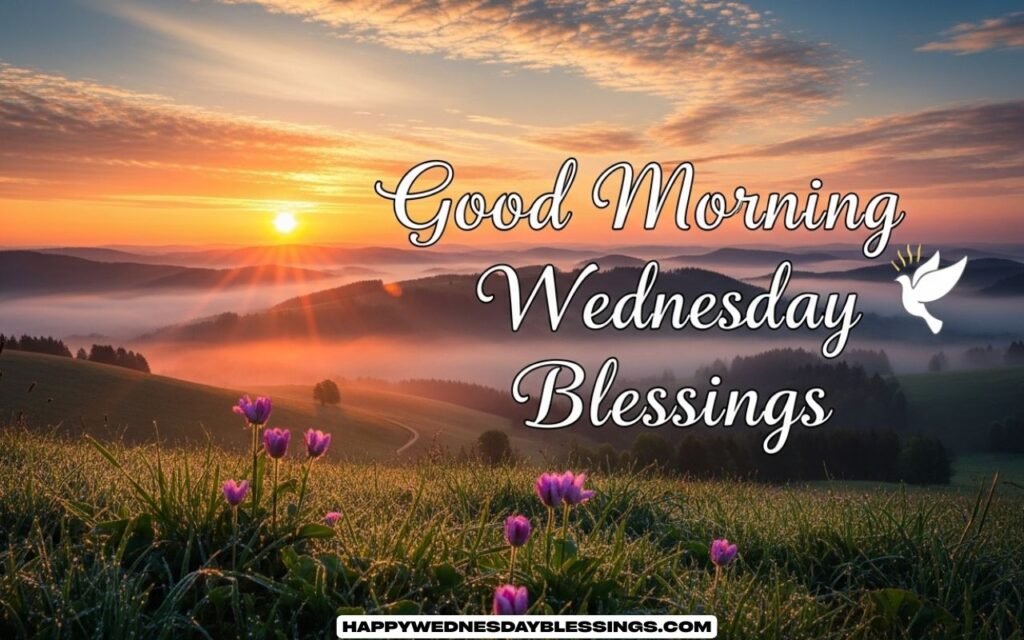 Beautiful Good Morning Wednesday Blessings and Images