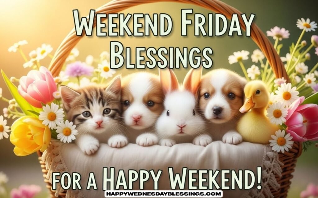 Weekend Friday Blessings for a Happy