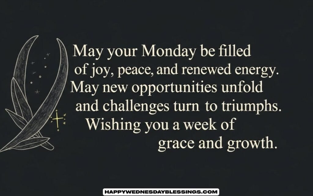 Positive Monday Blessings