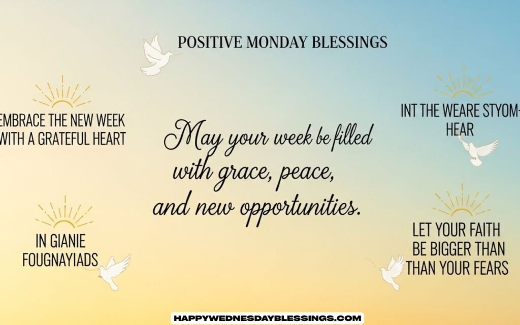Positive Monday Blessings