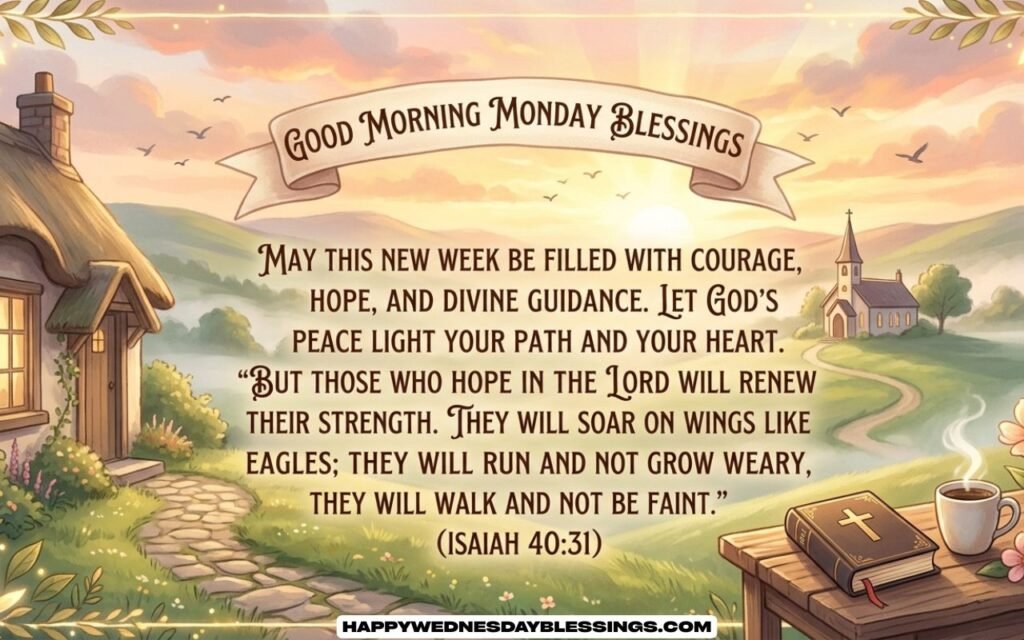 Good Morning Monday Blessings And Prayers