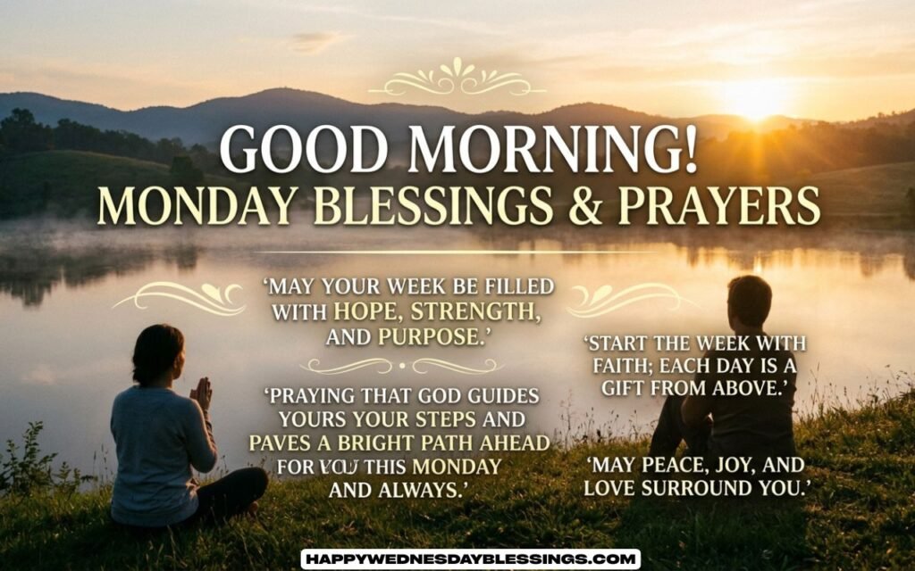 Good Morning Monday Blessings And Prayers