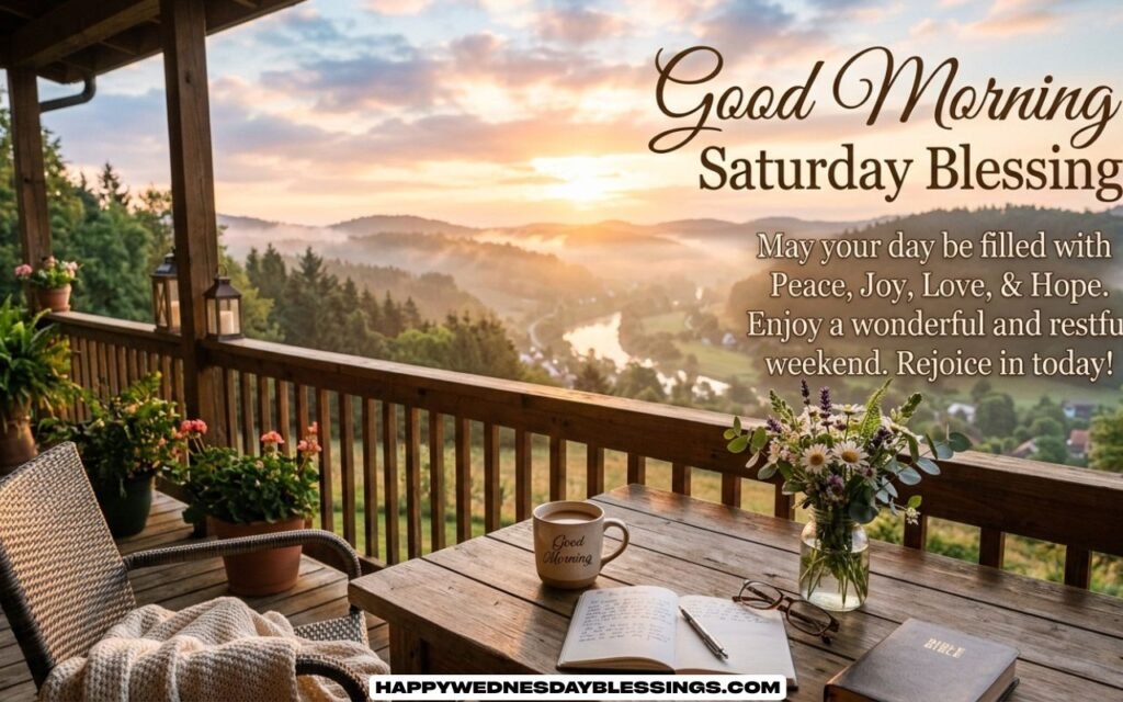 Good Morning Saturday Blessings