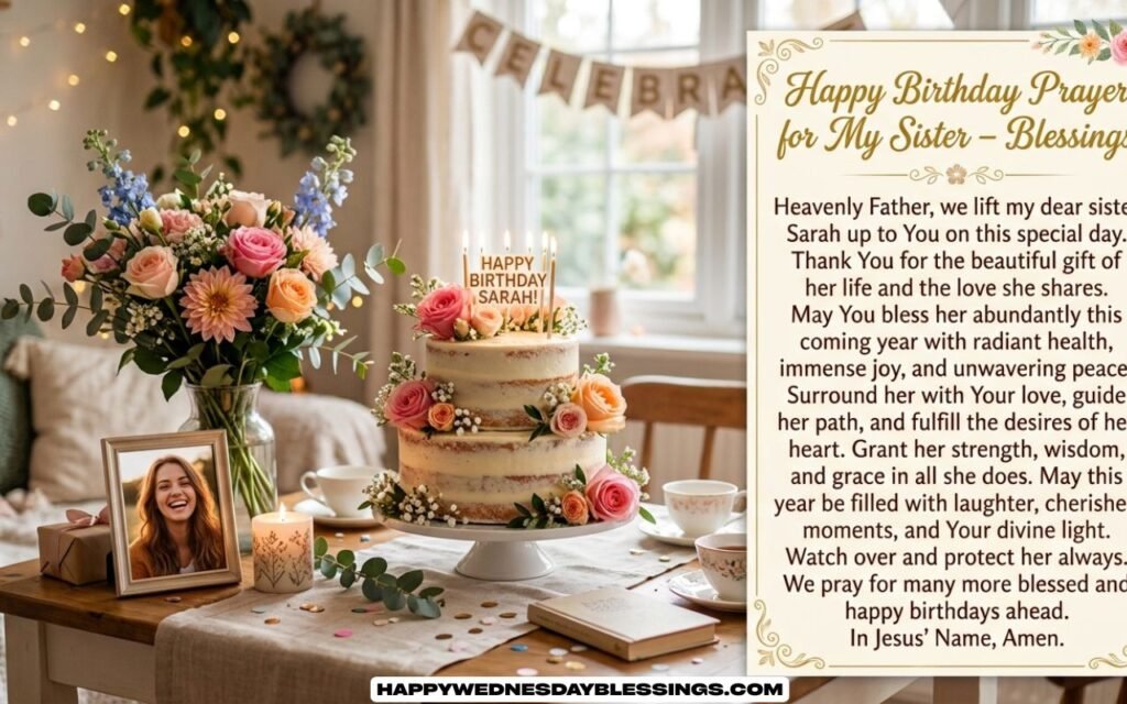 Happy Birthday Prayer for My Sister