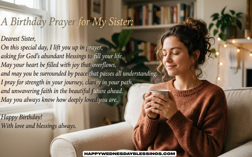 Happy Birthday Prayer for My Sister