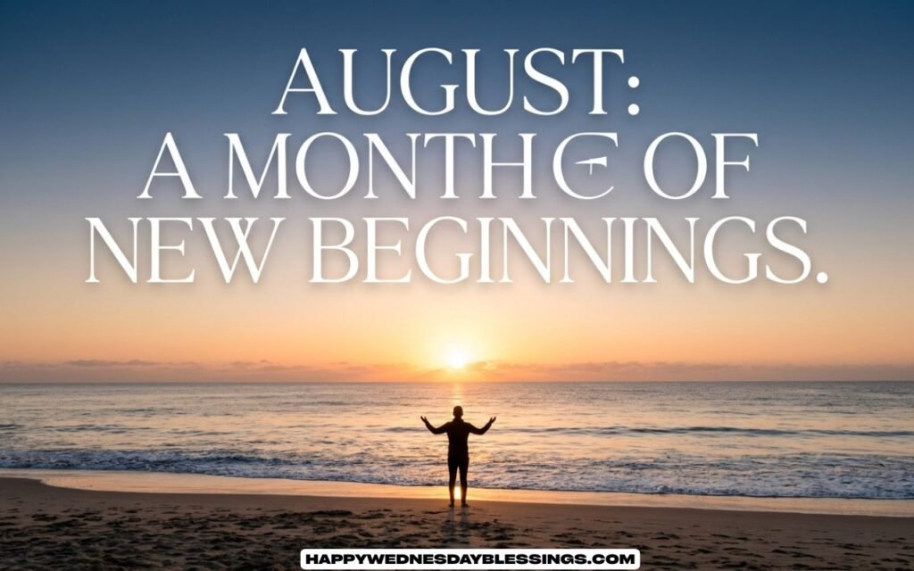 Happy New Month Prayer Messages for August