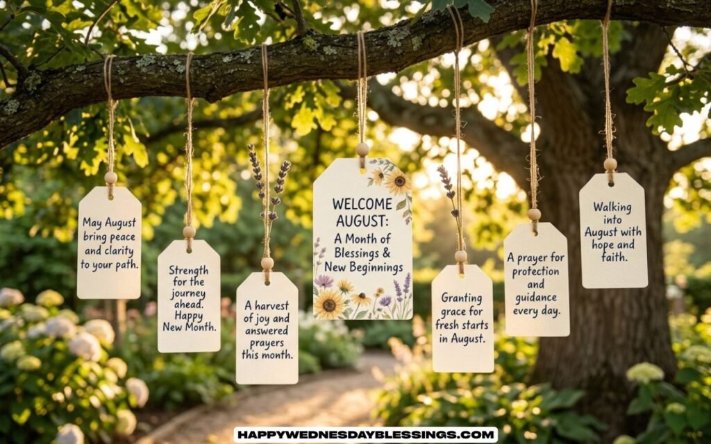 Happy New Month Prayer Messages for August