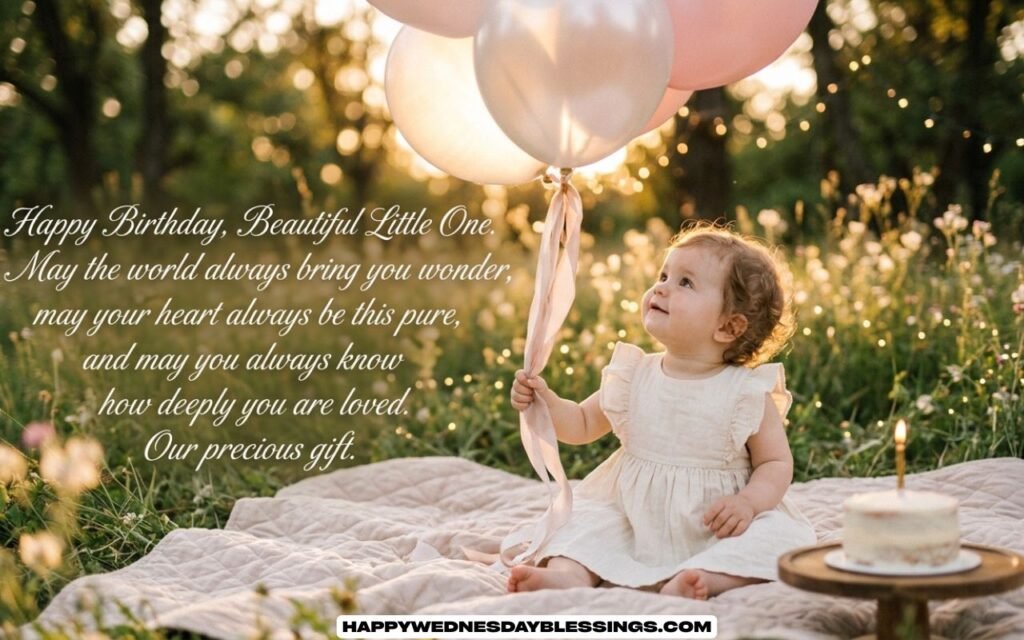 Heart Touching Birthday Wishes for Baby Girl