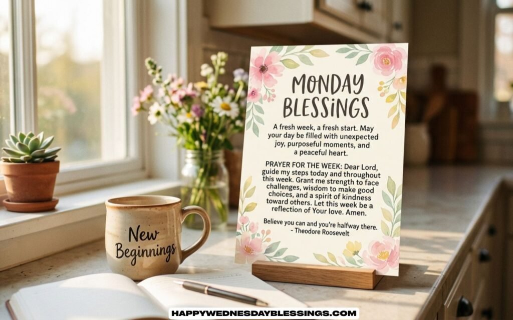 Positive Monday Blessings, Quotes, and Prayers