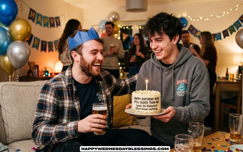 Short Funny Birthday Wishes for Brother