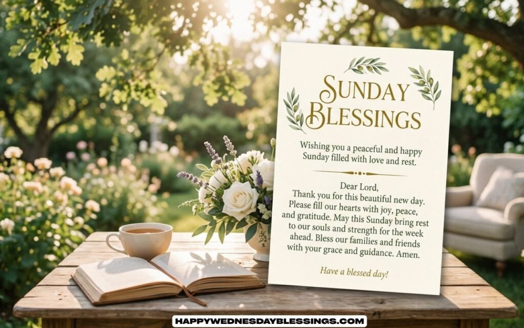 Sunday Blessings Message and Prayers