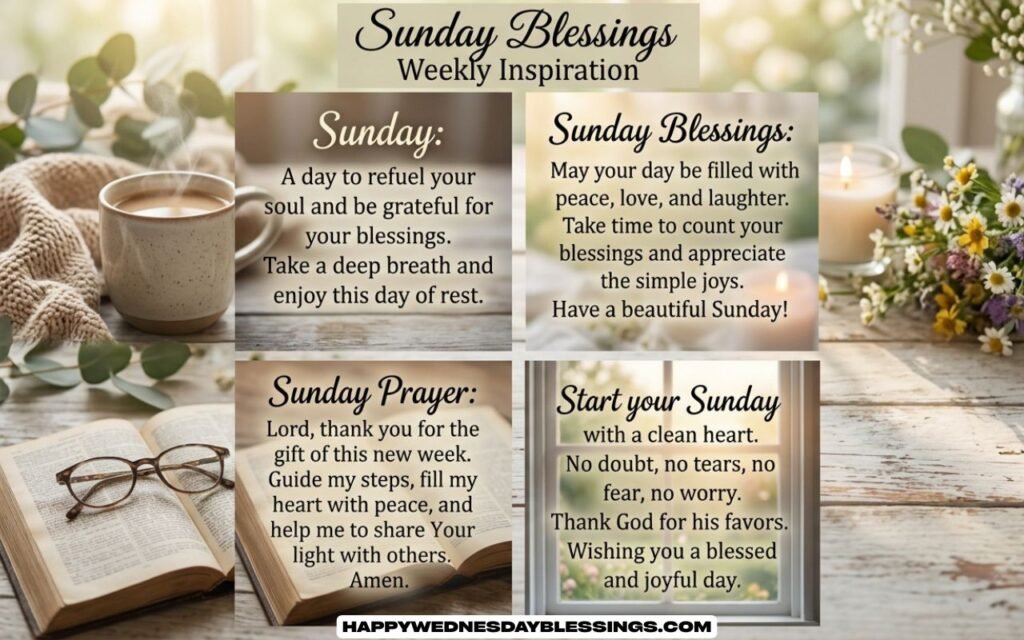 Sunday Blessings Quotes and Prayers