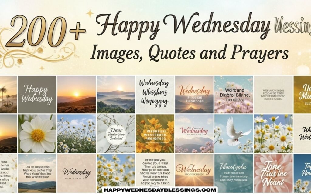 Happy Wednesday Blessings Images, Quotes and Prayers