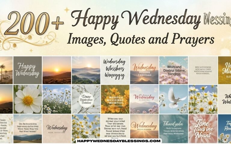 Happy Wednesday Blessings Images, Quotes and Prayers