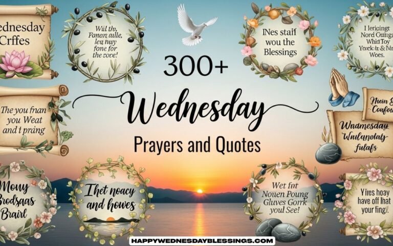 Wednesday Blessings Prayers and Quotes