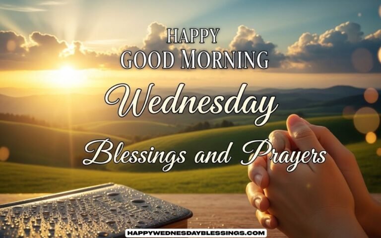 Happy Good Morning Wednesday Blessings and Prayers