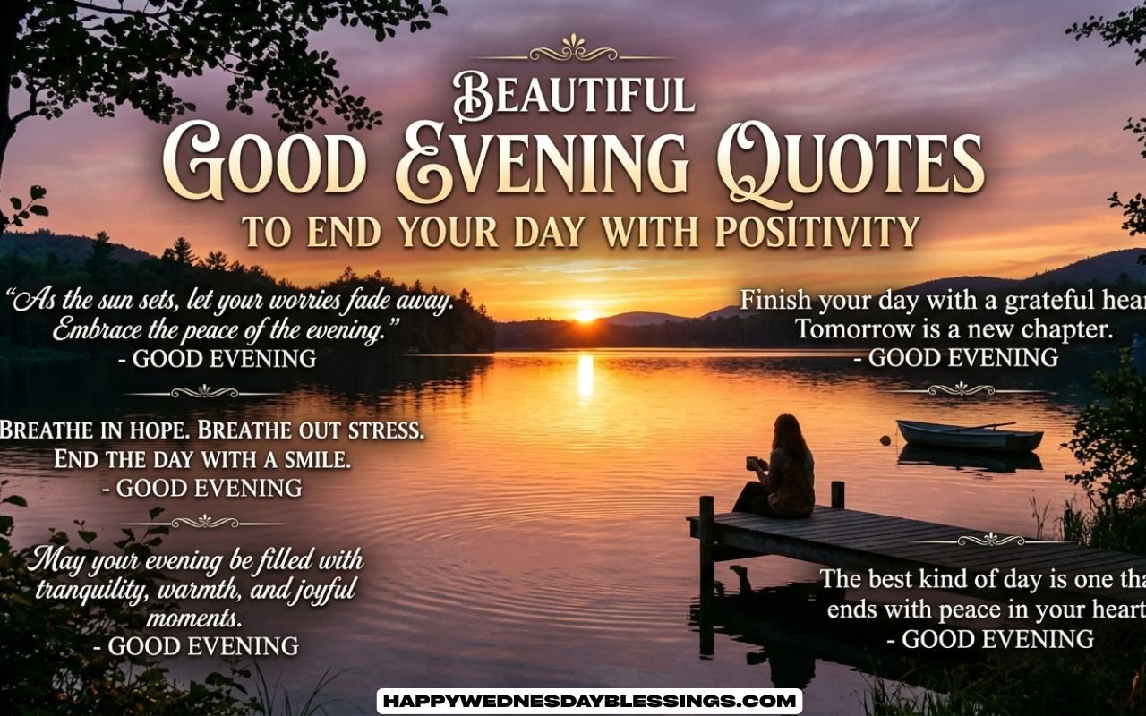 Beautiful Good Evening Quotes