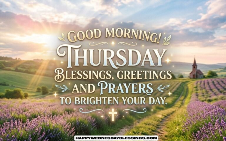 Good Morning Thursday Blessings