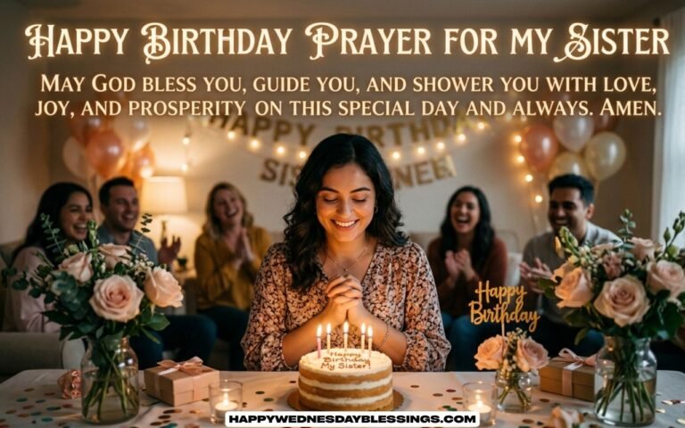 Happy Birthday Prayer for My Sister