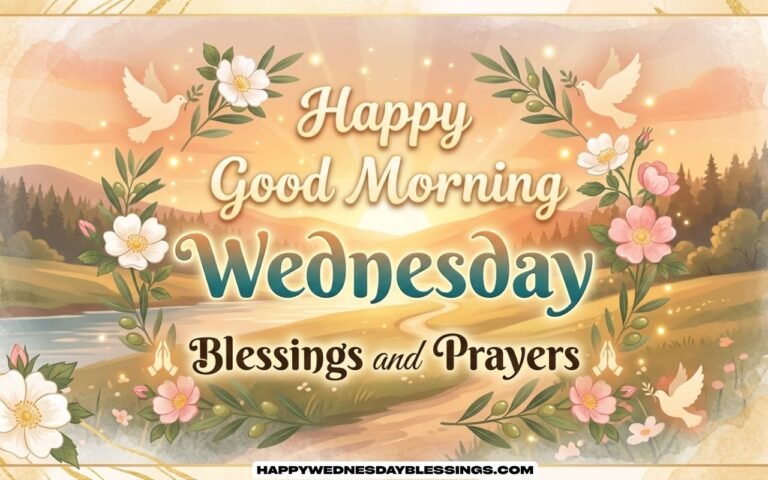 Happy Good Morning Wednesday Blessings and Prayers