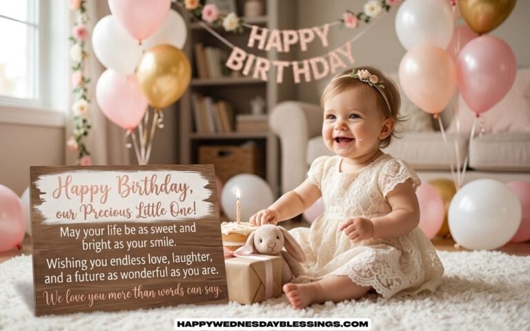 Heart Touching Birthday Wishes for Baby Girl