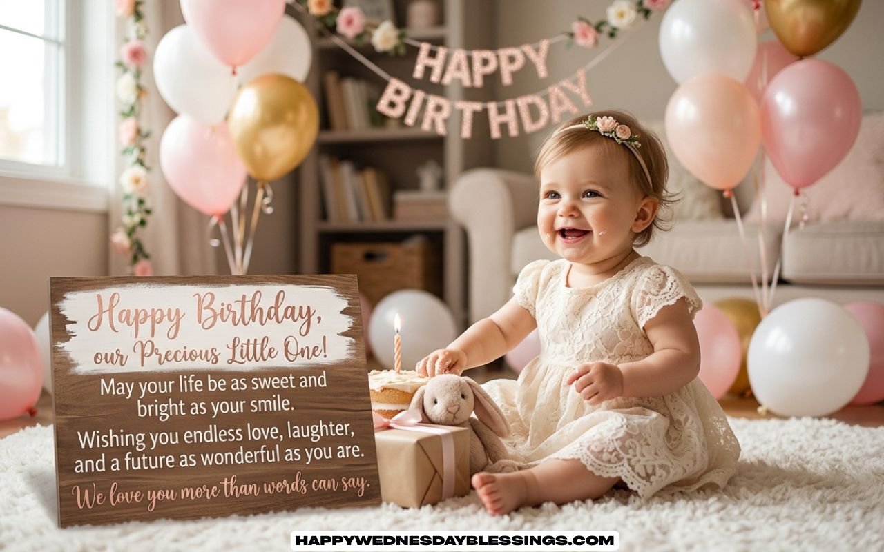 Heart Touching Birthday Wishes for Baby Girl