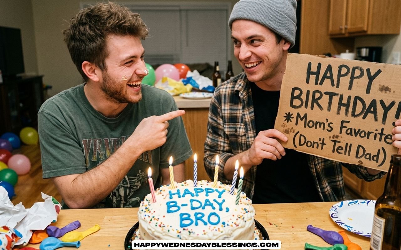 Short Funny Birthday Wishes for Brother