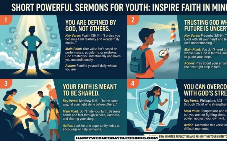 Short Powerful Sermons for Youth to Inspire Faith in Minutes