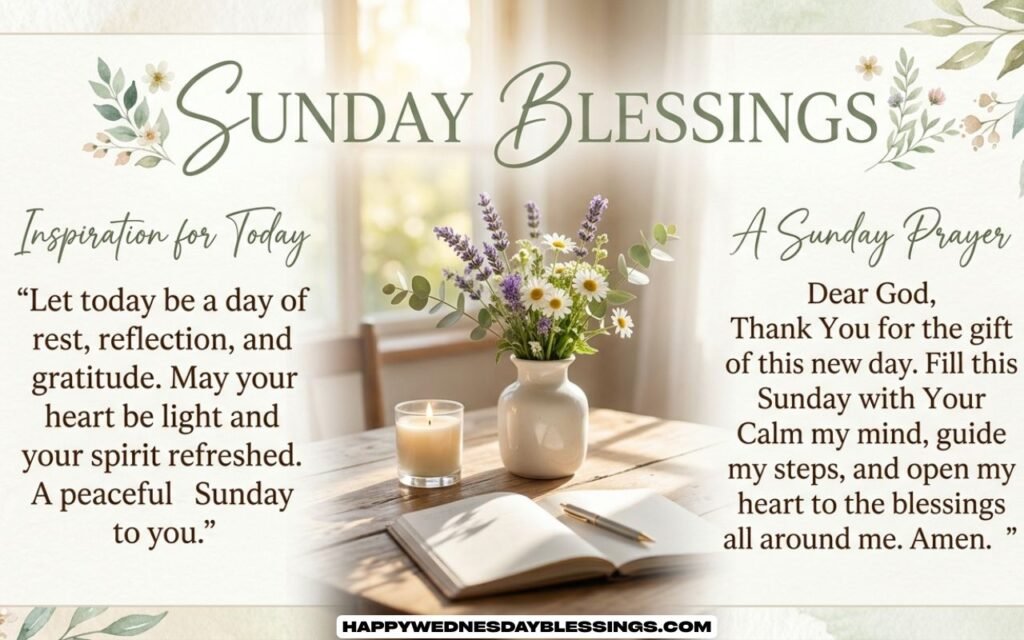 Sunday Blessings Quotes and Prayers