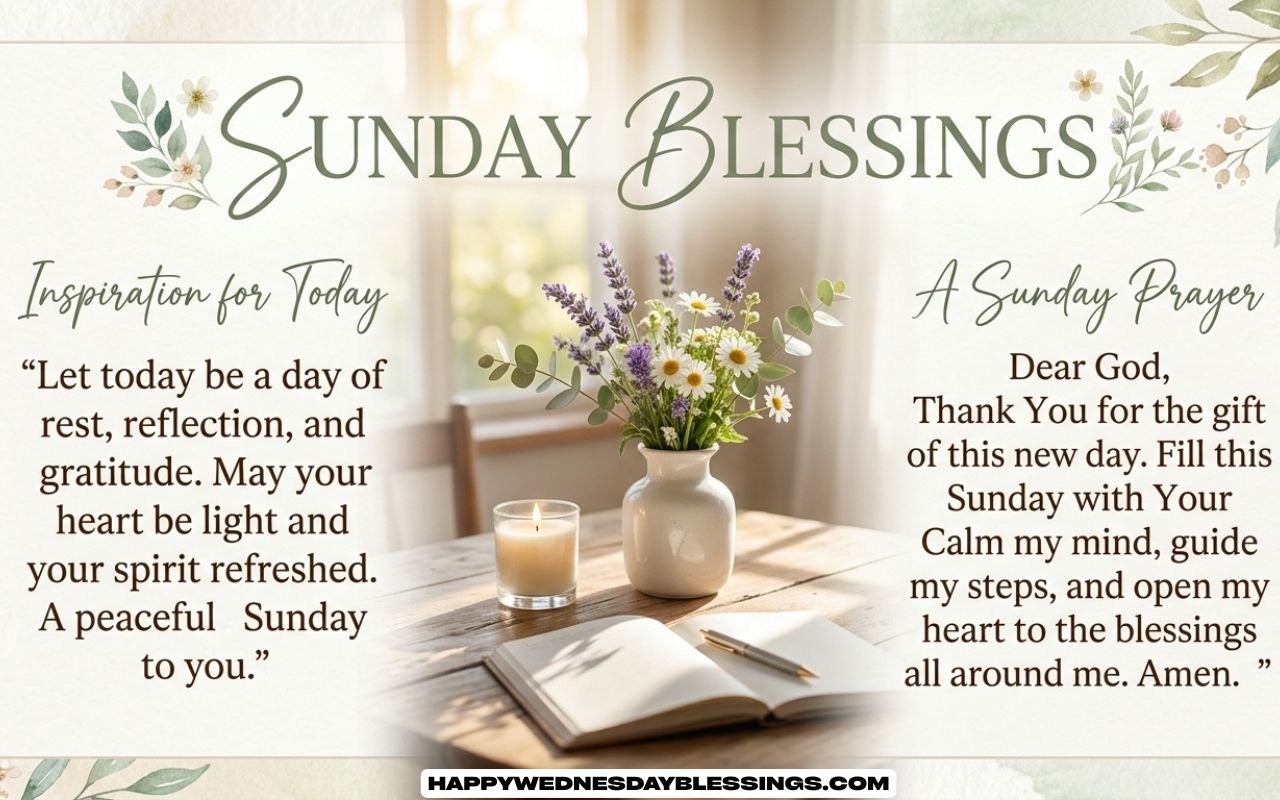 Sunday Blessings Quotes and Prayers